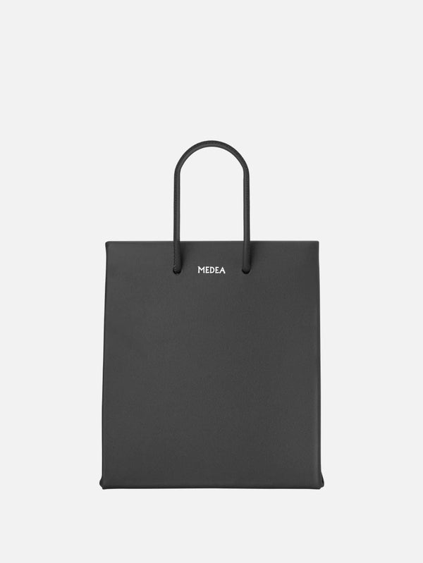 Short Prima Medea Bag Safe Leather - Black - shopi go