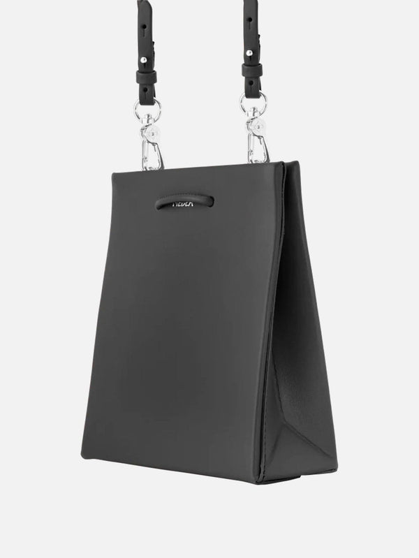 Short Prima Medea Bag Safe Leather - Black - shopi go