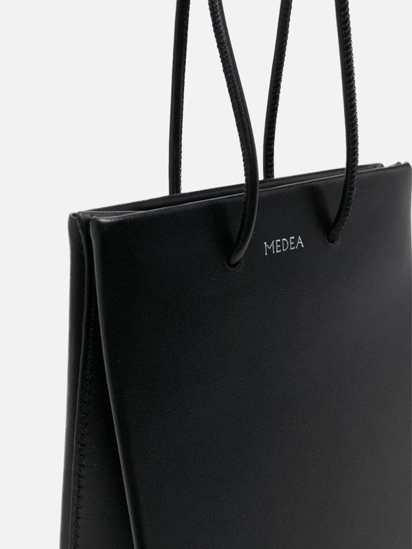 Short Prima Medea Bag Safe Leather - Black - shopi go