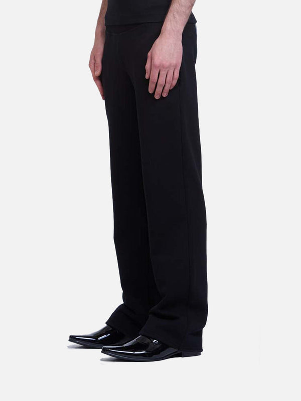 M Stripe Sweatpants - Black - shopi go