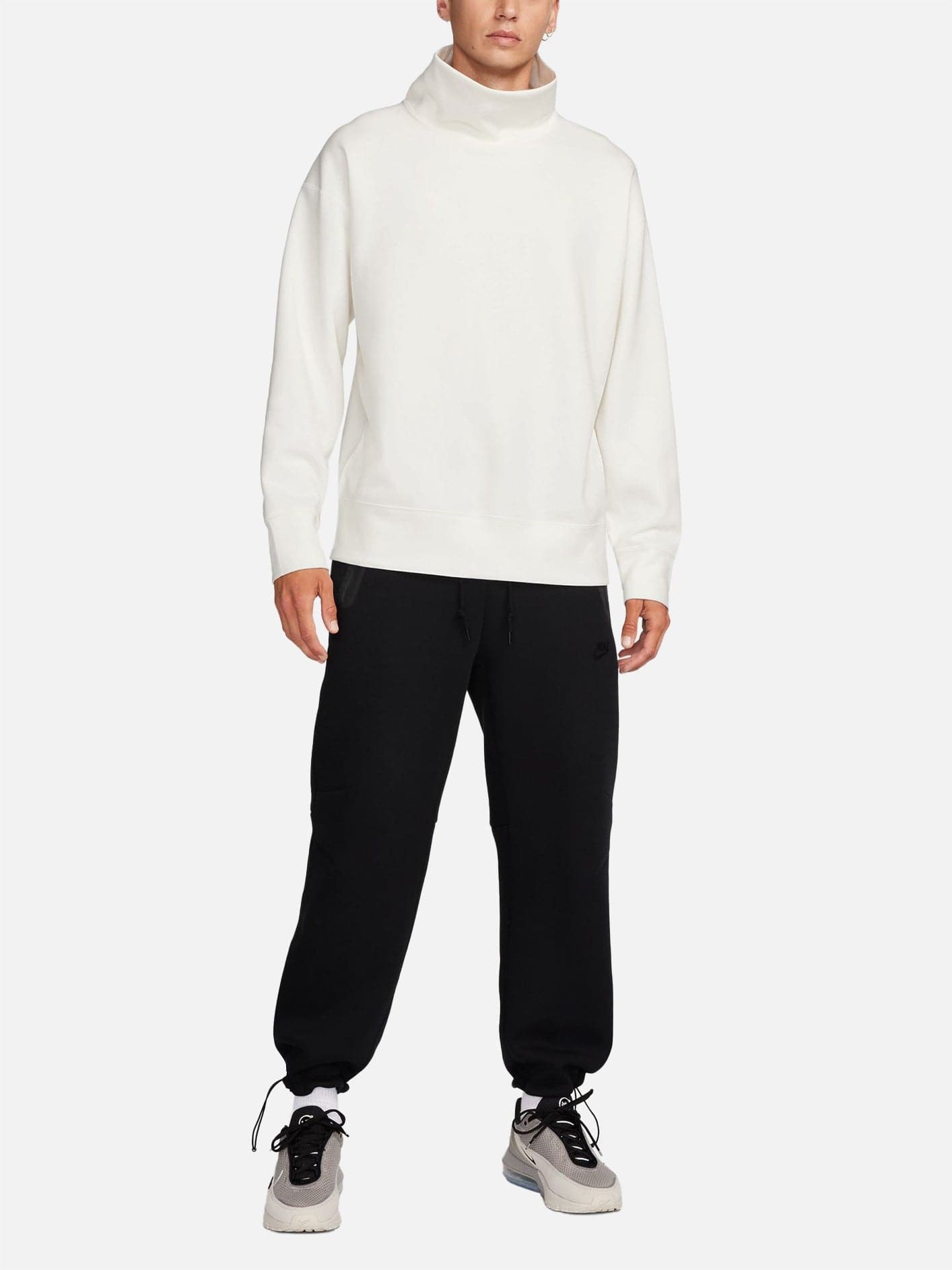 Nike top turtleneck white