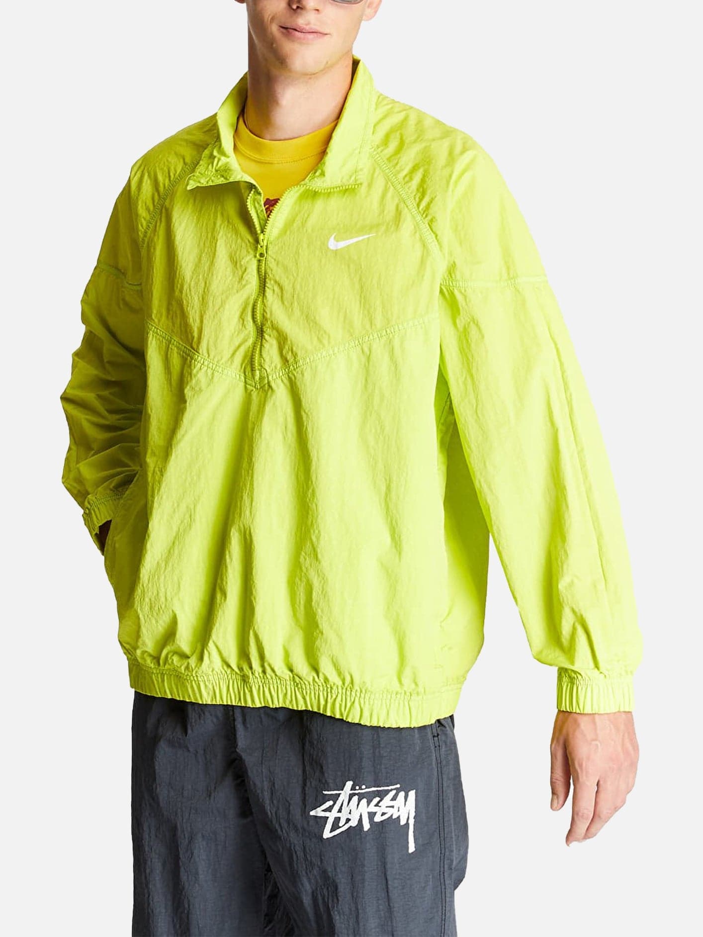 Nike X Stussy Windrunner Jacket 'Bright Cactus' | CEKET shopi go