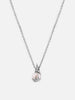 Pearl In Heat Necklace - Rhodium Vermeil - shopi go