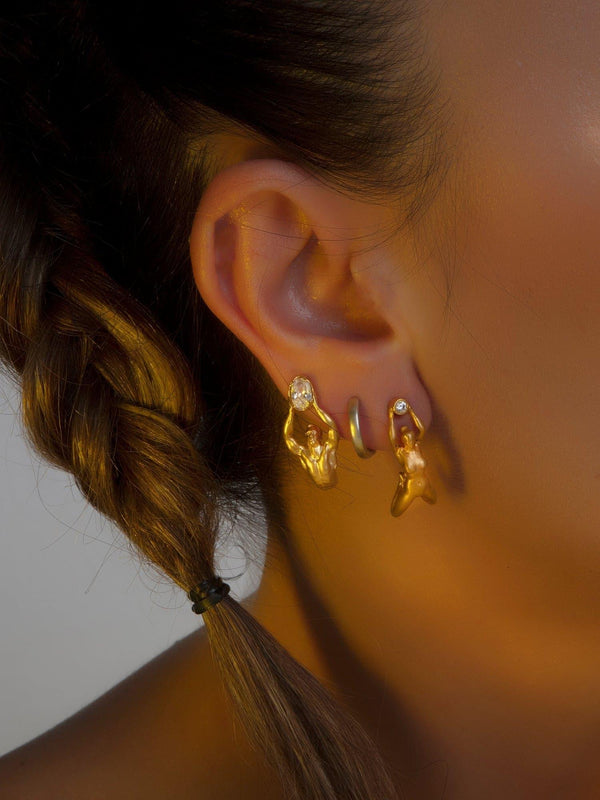 PIA YULI SAN FRANCISCO - KÜPE - Zazel Earring - Gold - shopi go'da!.