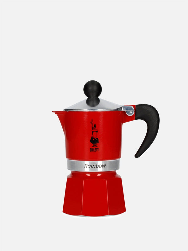 Rainbow Mokapot 3 Cup - Red - shopi go