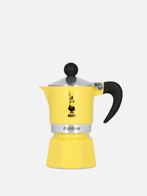 Rainbow Mokapot 3 Cup - Yellow - shopi go