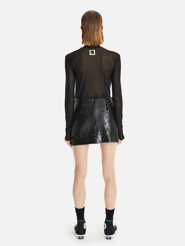 Niki Mat Payetli Mini Etek - shopi go