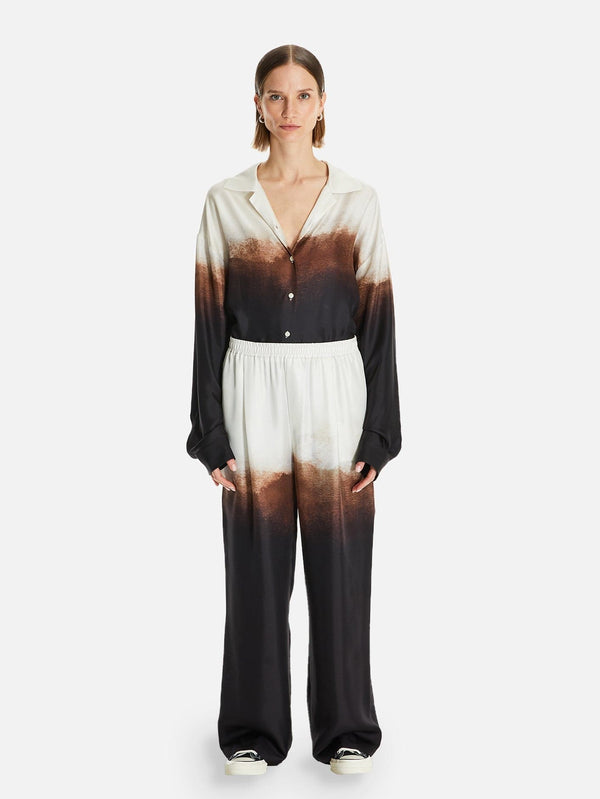 Kani Unisex Beli Lastikli İpek Pijama Pantolon - shopi go