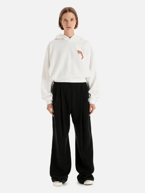 SHOPI GO, Tomika Oversize Kapüşonlu Sweatshirt - Kırık Beyaz, SWEATSHIRT, shopi go'da!