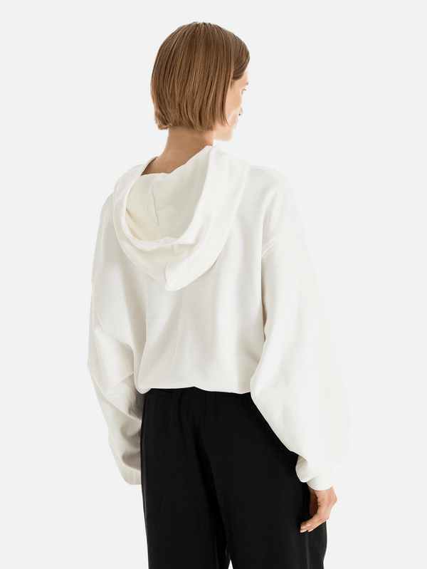 SHOPI GO, Tomika Oversize Kapüşonlu Sweatshirt - Kırık Beyaz, SWEATSHIRT, shopi go'da!