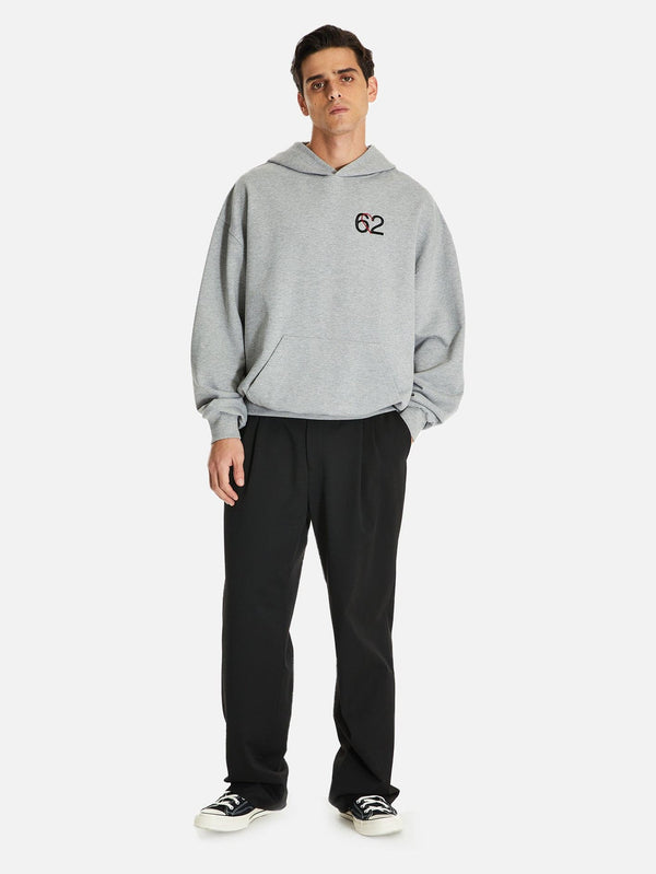 Amagi Nakış Detaylı Oversize Kapüşonlu Sweatshirt - shopi go