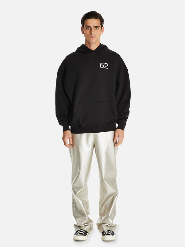 Amagi Nakış Detaylı Oversize Kapüşonlu Sweatshirt - shopi go