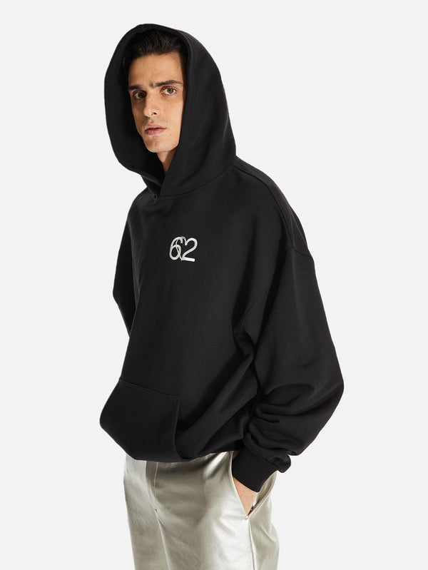 Amagi Nakış Detaylı Oversize Kapüşonlu Sweatshirt - shopi go