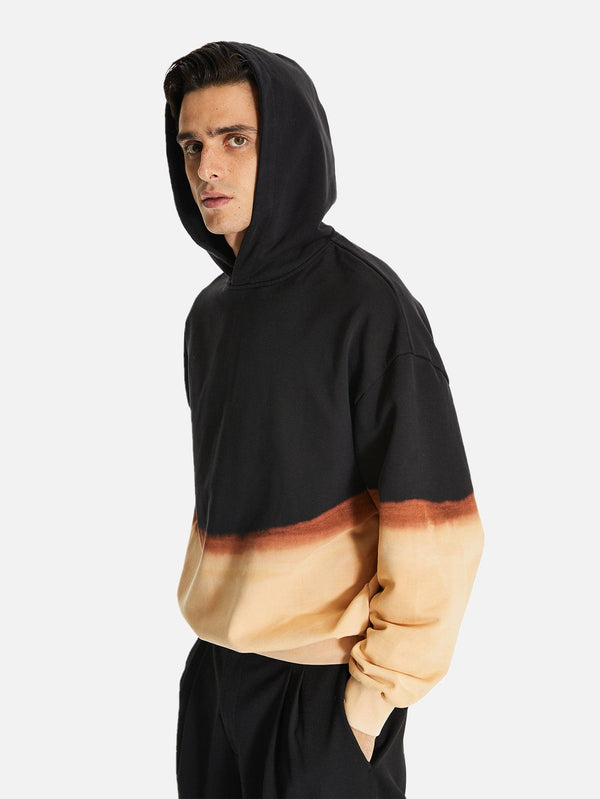 Atsuma Ağartılmış Oversize Kapüşonlu Sweatshirt - shopi go