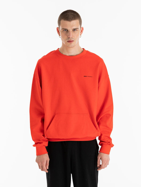 Kijo Oversize Bisiklet Yaka Sweatshirt - Turuncu - shopi go