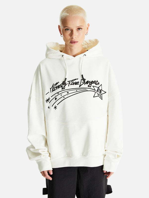 95G Hoodie - White - shopi go