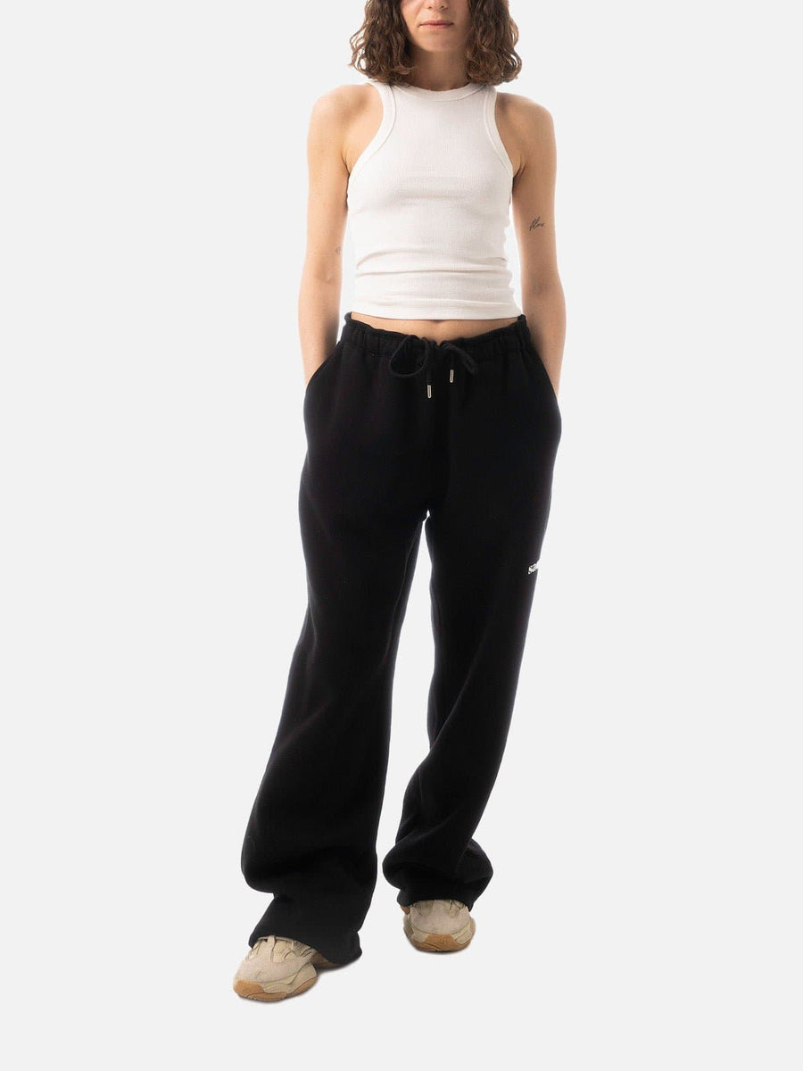 Solid Black Sweat Pants | shopi go