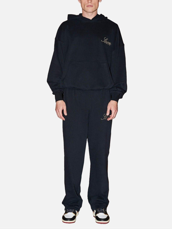 SOON TO BE ANNOUNCED - SWEATSHIRT - Soon Embroidery Hoodie - Brushed Black - shopi go'da!.
