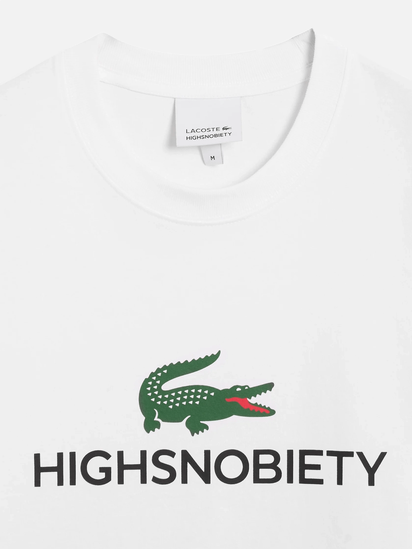 Lacoste x Highsnobiety Heavy Jersey T shirt White shopi go