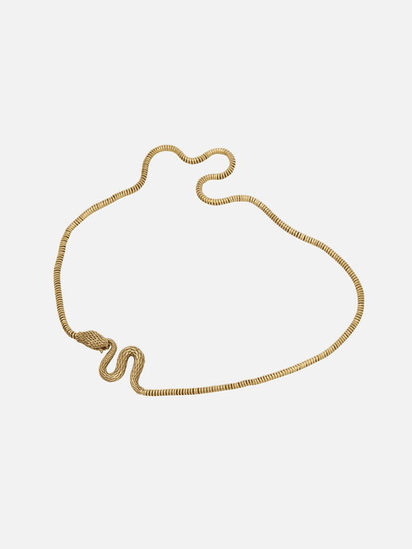 ZEWORKS - KOLYE - Naga Necklace - Gold - shopi go'da!.