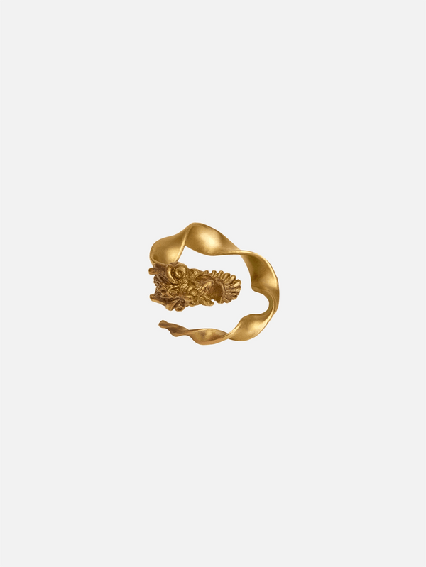 ZEWORKS - YÜZÜK - Bold  Dragon Burma Ring - Gold - shopi go'da!.